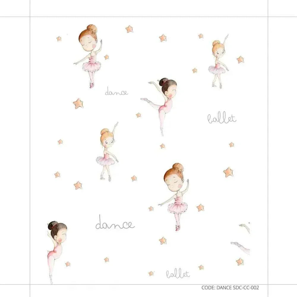 Papel pintado Sueños de Cigüeña Dancers SDC-CC-002 | Infantil