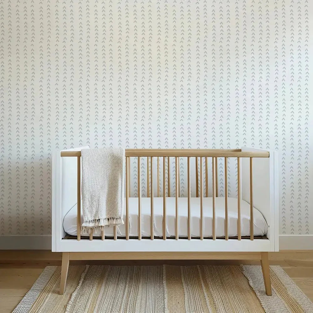Papel pintado espigas empolvadas en acuarela | infantil