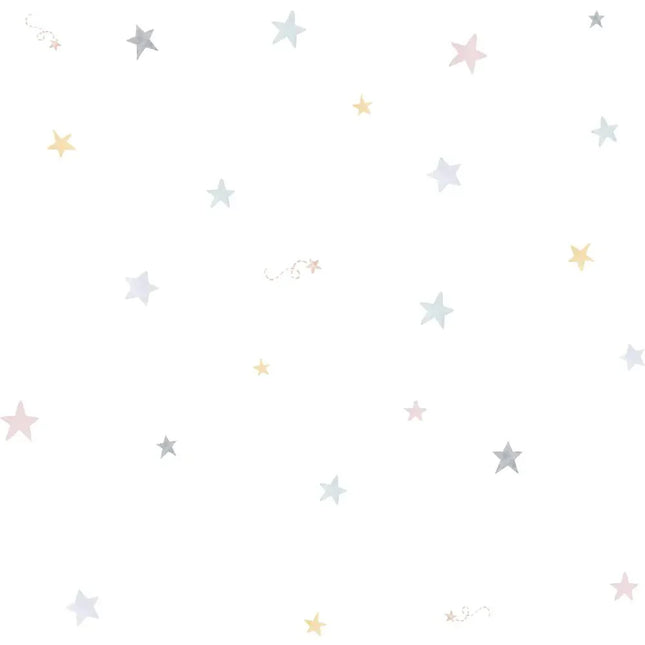 Papel Pintado ESTRELLAS ACUARELA tonos pastelPapel PintadoHome & Garden > Decor > Wallpaper