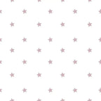 Papel de parede com estrelas em rosa antigo para crianças