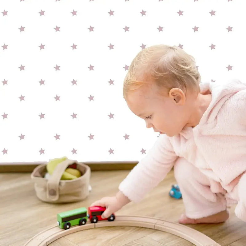 Papel Pintado ESTRELLAS Rosa empolvadoPapel PintadoHome & Garden > Decor > Wallpaper