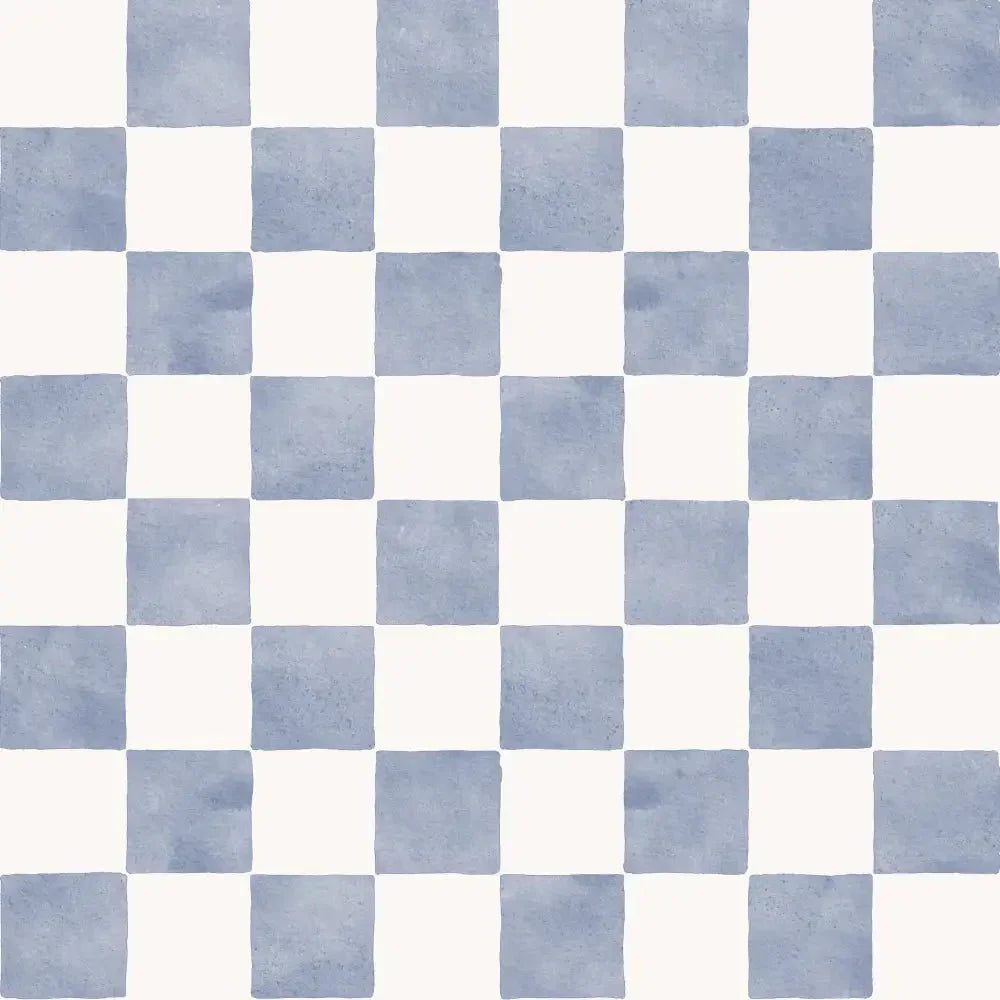 Papel pintado infantil Damas bleu | decoración niños