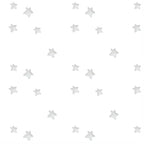 Children's wallpaper with watercolor stars | gray