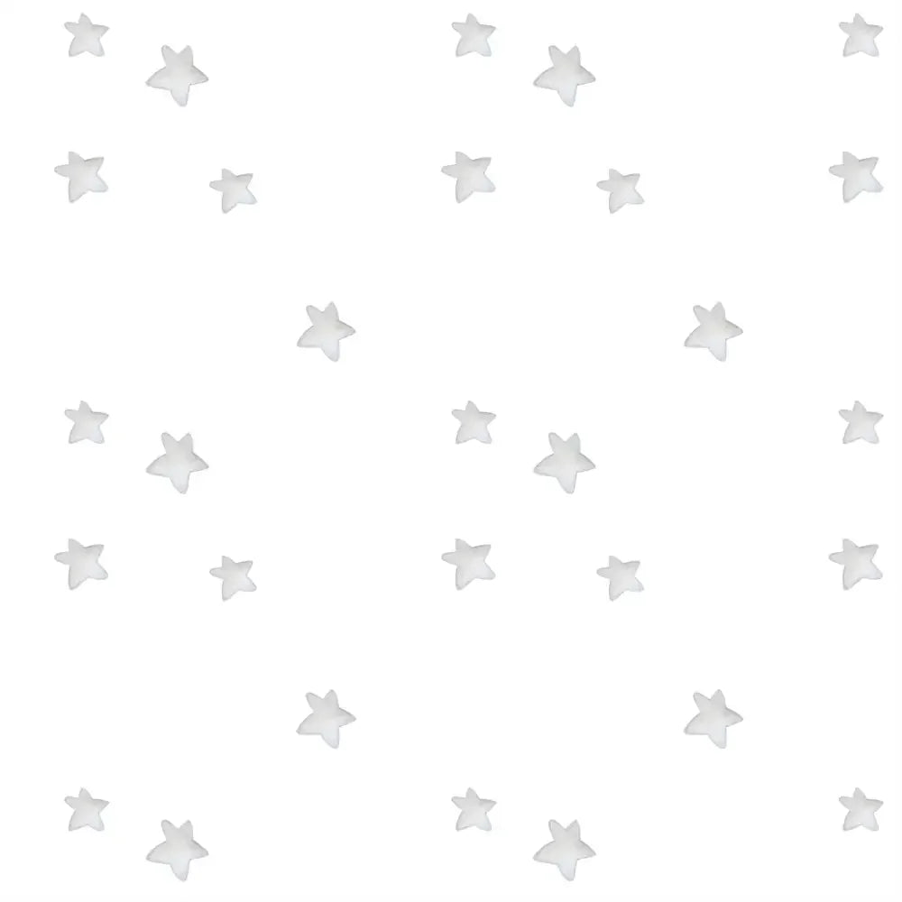 Papel pintado infantil con estrellas en acuarela | gris