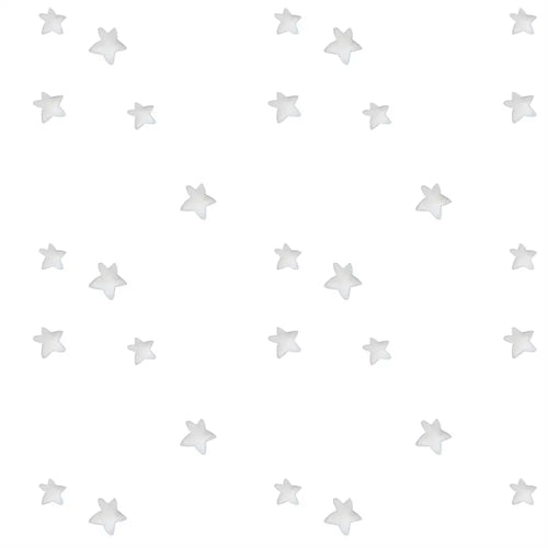 Papel de parede infantil com estrelas em aguarela | cinza