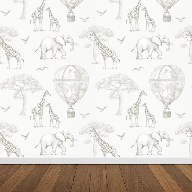 Papel Pintado Infantil Jirafas & GlobosPapel PintadoHome & Garden > Decor > Wallpaper
