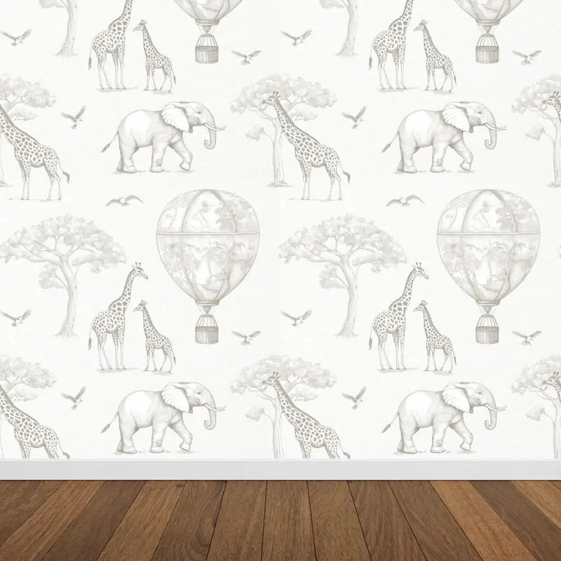 Papel Pintado Infantil Jirafas & GlobosPapel PintadoHome & Garden > Decor > Wallpaper