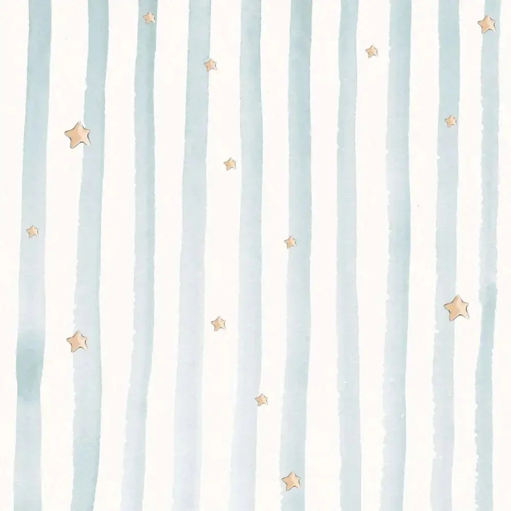 Watercolor children's wallpaper | sky blue