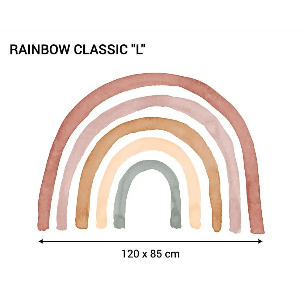 Vinilo Infantil Reposicionable RAINBOW CLASSIC - SUEÑOS DE CIGUEÑAViniloArts & Entertainment > Hobbies & Creative Arts > Arts & Crafts > Art & Crafting Materials > Embellishments & Trims > Decorative Stickers