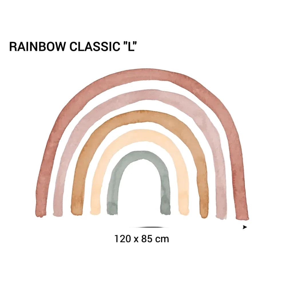 Vinilo decorativo infantil Rainbow | reposicionable