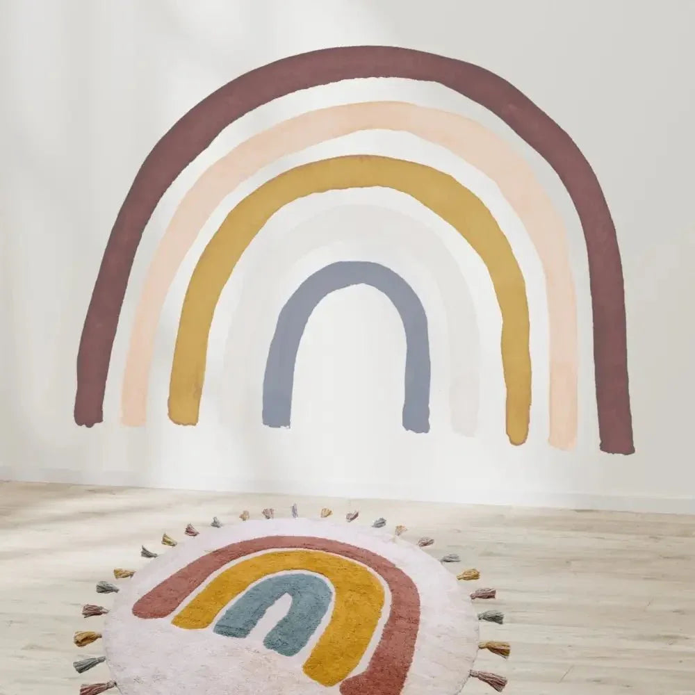 Vinilo infantil rainbow multi | Fácil de aplicar