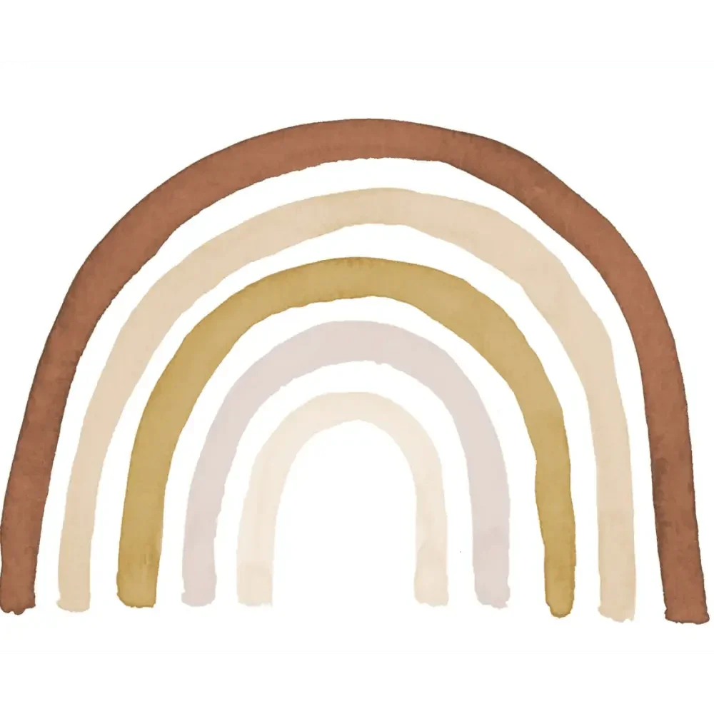 Vinilo reposicionable infantil Rainbow Toffee | decorativo