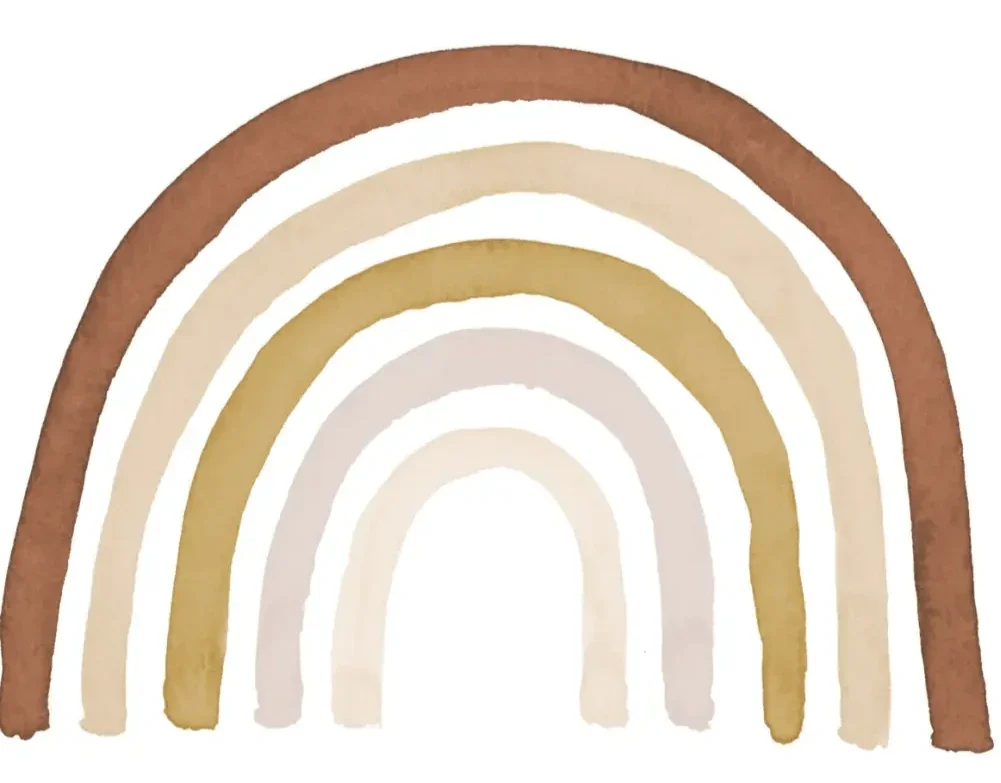 Vinilo reposicionable infantil Rainbow Toffee | decorativo
