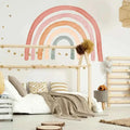 Vinil decorativo infantil | Com arco-íris e cegonhas