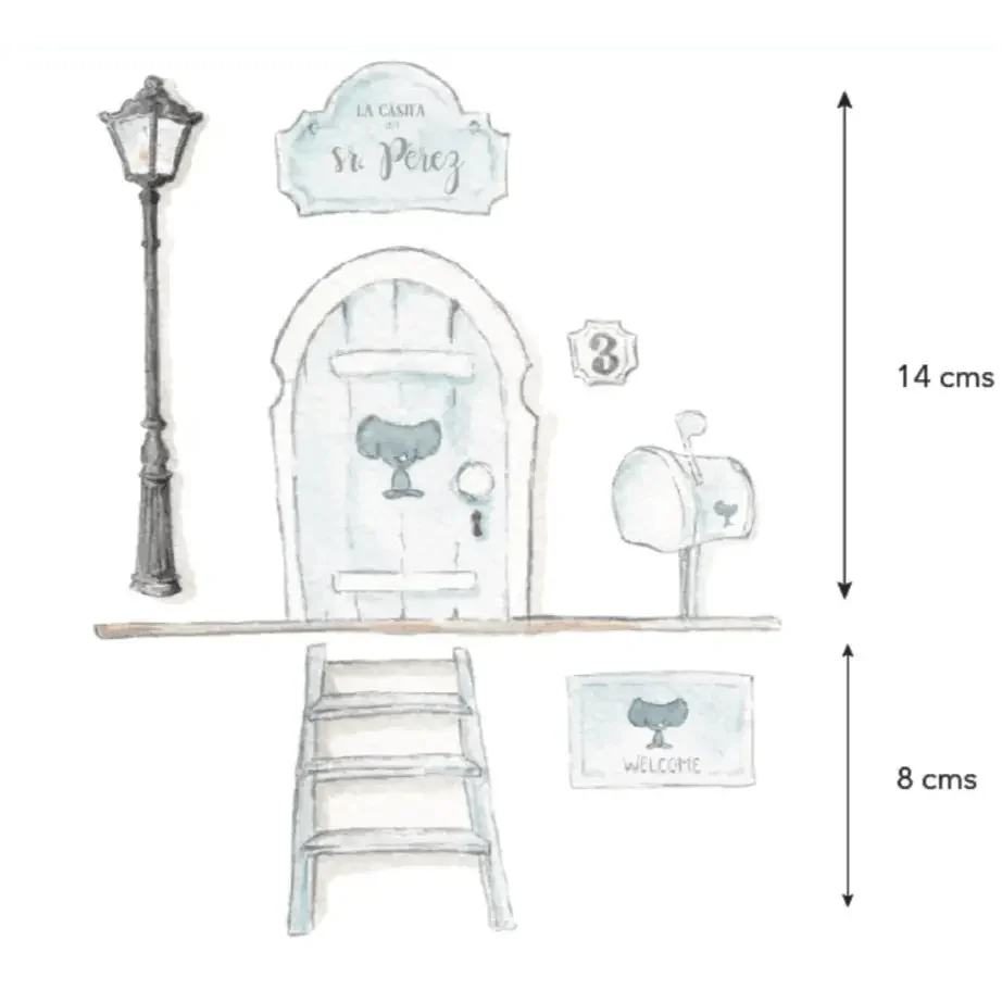 Vinilos ratoncito Perez infantiles | pintados a mano