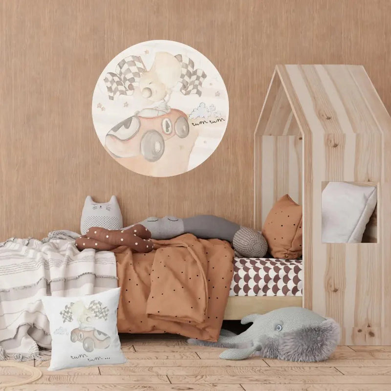 Vinilo Circle Ø95cm "COCHE DE CARRERAS"ViniloArts & Entertainment > Hobbies & Creative Arts > Arts & Crafts > Art & Crafting Materials > Embellishments & Trims > Decorative Stickers