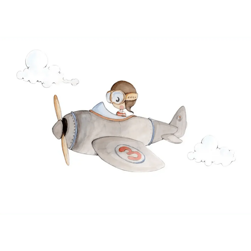 Vinilo Circle Ø95cm "CUCO EL AVIADOR"ViniloArts & Entertainment > Hobbies & Creative Arts > Arts & Crafts > Art & Crafting Materials > Embellishments & Trims > Decorative Stickers