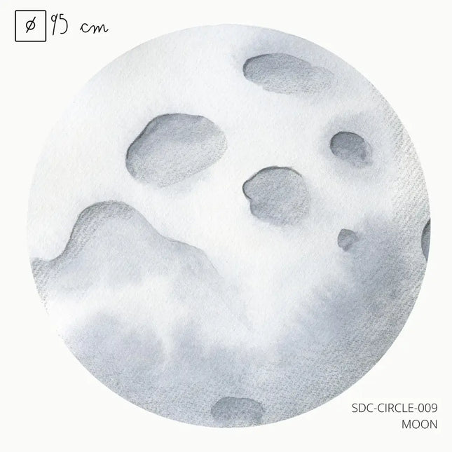 Vinilo Circle Ø95cm "MOON"ViniloArts & Entertainment > Hobbies & Creative Arts > Arts & Crafts > Art & Crafting Materials > Embellishments & Trims > Decorative Stickers
