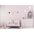 Vinilo decorativo infantil de tela BAILAMOS | bailarinas
