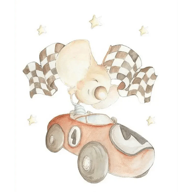 Vinilo de Tela Infantil COCHE DE CARRERAS - SUEÑOS DE CIGUEÑAViniloArts & Entertainment > Hobbies & Creative Arts > Arts & Crafts > Art & Crafting Materials > Embellishments & Trims > Decorative Stickers