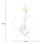 Children's fabric decorative vinyl | happy elephant