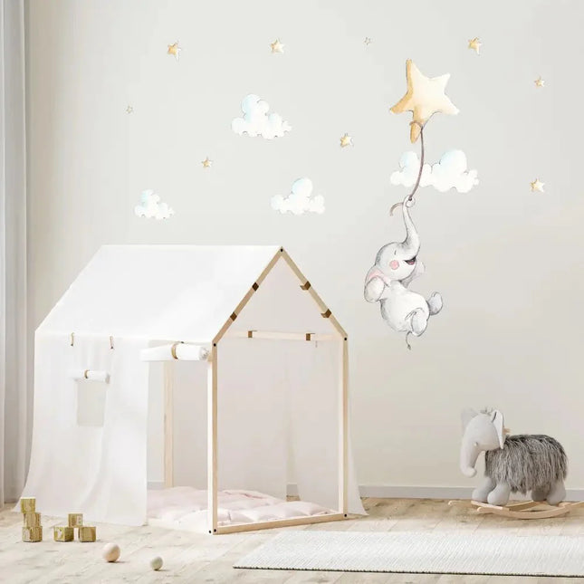 Vinilo de Tela Infantil ELEFANTITO FELIZViniloArts & Entertainment > Hobbies & Creative Arts > Arts & Crafts > Art & Crafting Materials > Embellishments & Trims > Decorative Stickers