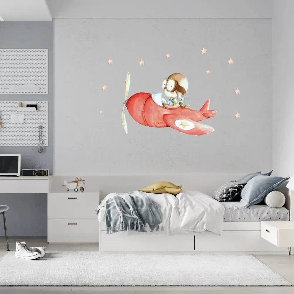 Fast Plane children's self-adhesive fabric vinyl | PVC-free
