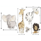 Vinil decorativo infantil de Madagáscar | Tecido autocolante sem PVC
