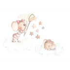 Vinilo decorativo infantil atrapando una estrella | niño