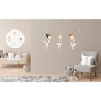 Vinilo decorativo infantil BAILAMOS | Pintado a mano para niños