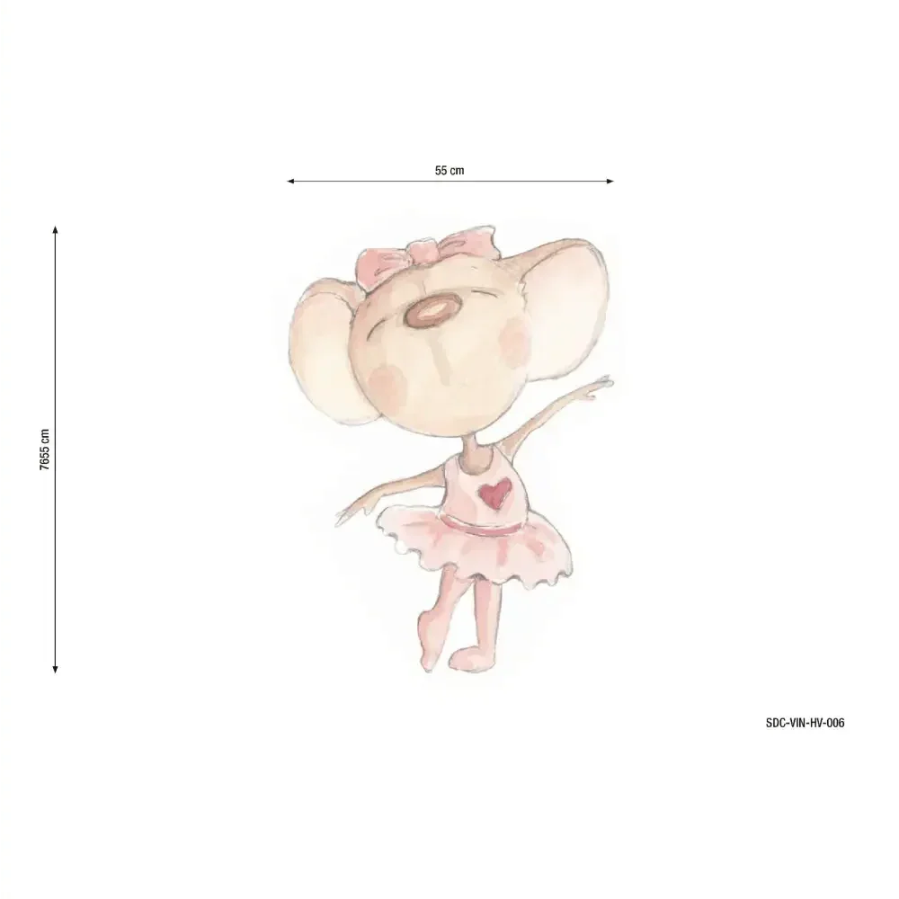 Vinil decorativo infantil Dançar com Borboletas