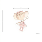 Vinil decorativo infantil Dançar com Borboletas