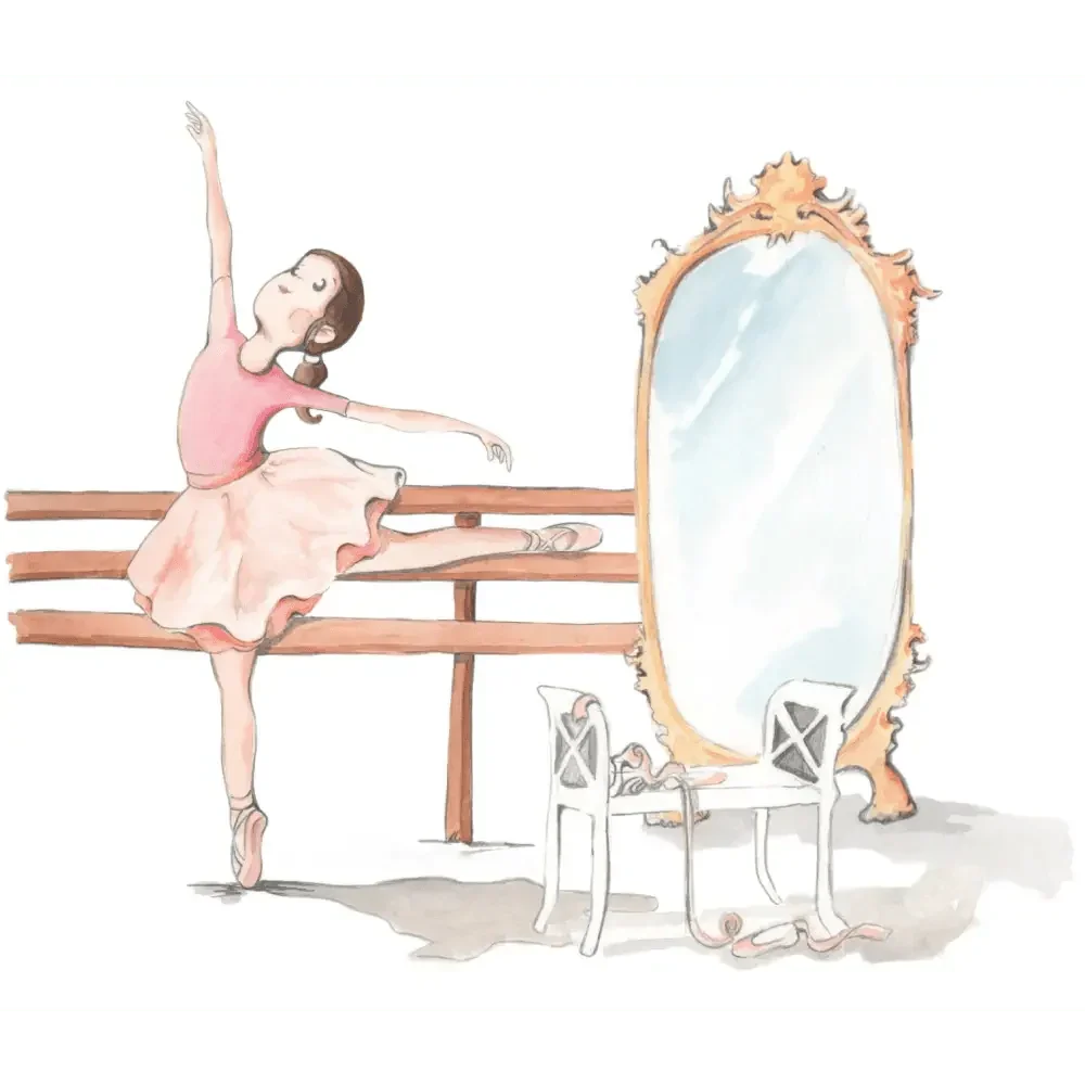 Vinilo decorativo infantil de danza | para niños