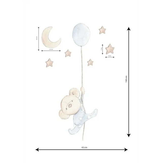 Vinilo Decorativo Infantil BALLOON BOY - SUEÑOS DE CIGUEÑAViniloArts & Entertainment > Hobbies & Creative Arts > Arts & Crafts > Art & Crafting Materials > Embellishments & Trims > Decorative Stickers