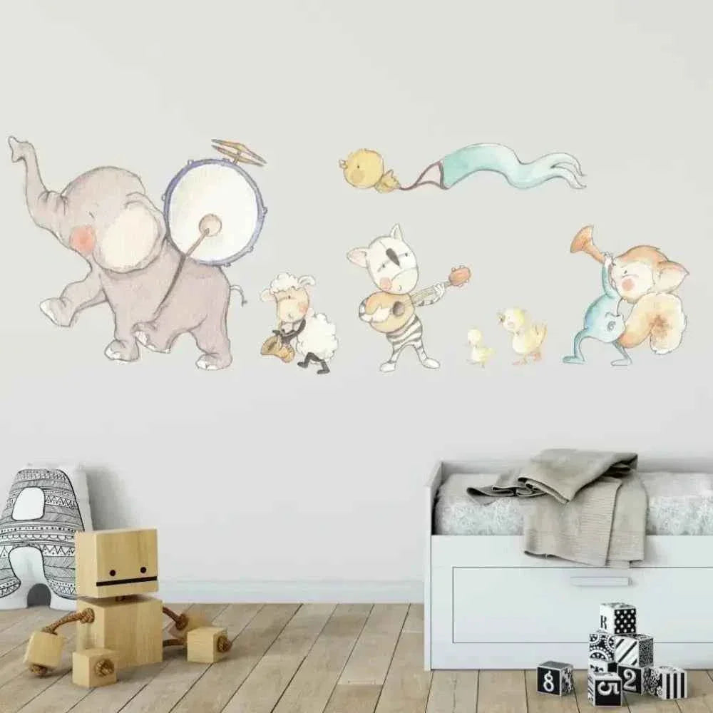Musical band children's decorative vinyl | hand painted