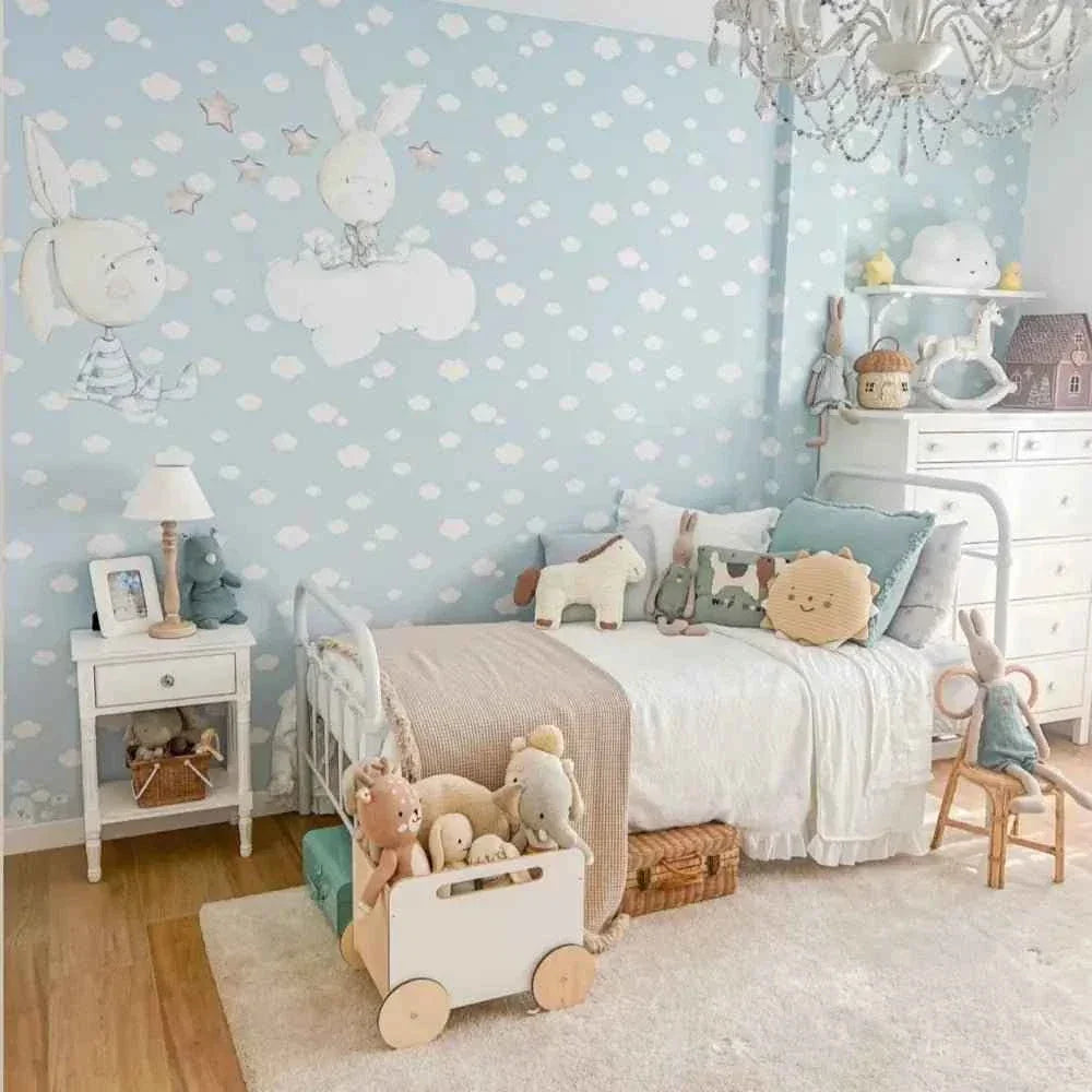 Vinilo decorativo infantil con diseños acuarela para niños