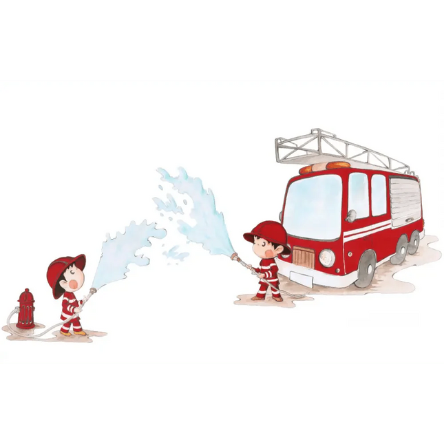 Vinilo Decorativo Infantil BOMBEROSViniloArts & Entertainment > Hobbies & Creative Arts > Arts & Crafts > Art & Crafting Materials > Embellishments & Trims > Decorative Stickers