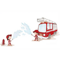 Vinilo decorativo infantil de bomberos pintados a mano