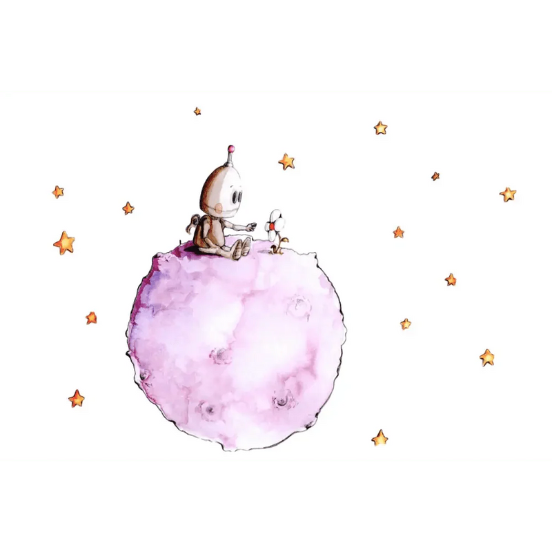 Vinilo Decorativo Infantil BOTTY EN EL PLANETAViniloArts & Entertainment > Hobbies & Creative Arts > Arts & Crafts > Art & Crafting Materials > Embellishments & Trims > Decorative Stickers