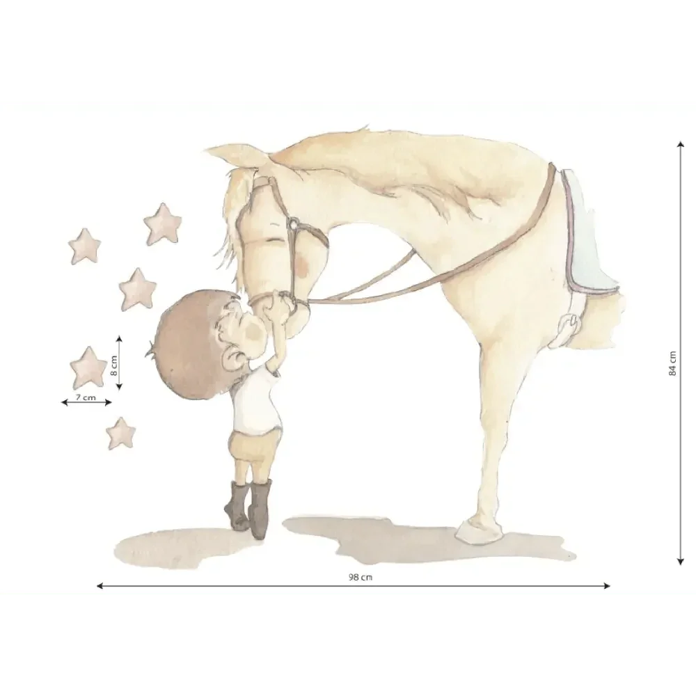 Horses Kids Vinyl | Exclusive Decorative Sticker