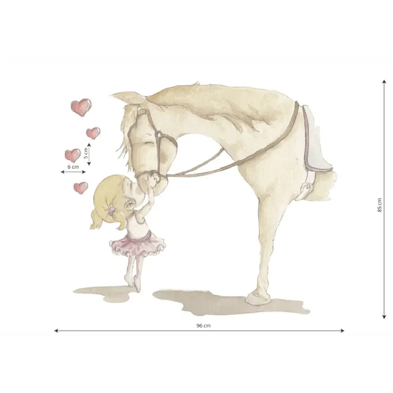 Vinilo Decorativo Infantil Caballos - BEST FRIEND GIRL - SUEÑOS DE CIGUEÑAViniloArts & Entertainment > Hobbies & Creative Arts > Arts & Crafts > Art & Crafting Materials > Embellishments & Trims > Decorative Stickers