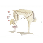 Children's horse wall decal | for girls
