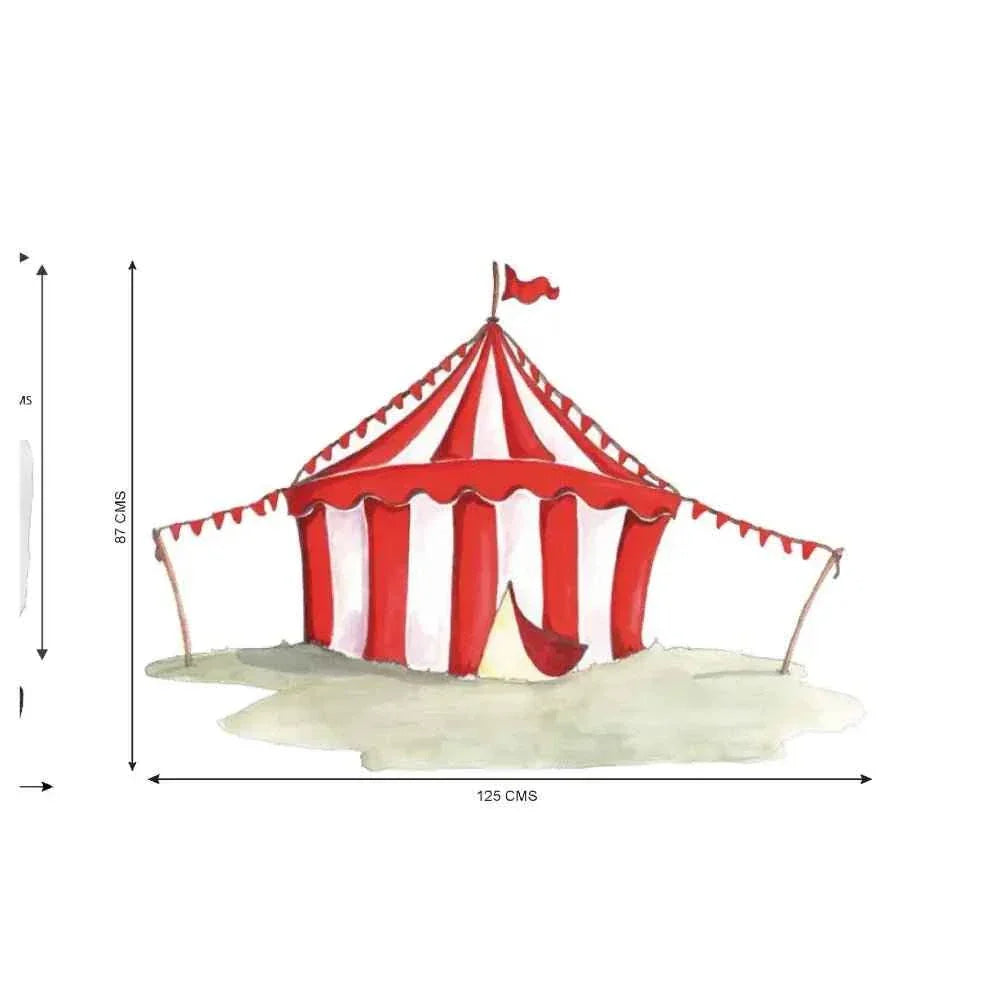 Vinilo decorativo infantil circo XL | Dibujos a mano