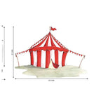 Vinilo decorativo infantil circo XL | Dibujos a mano