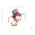 Vinilo decorativo infantil circo XL | Dibujos a mano