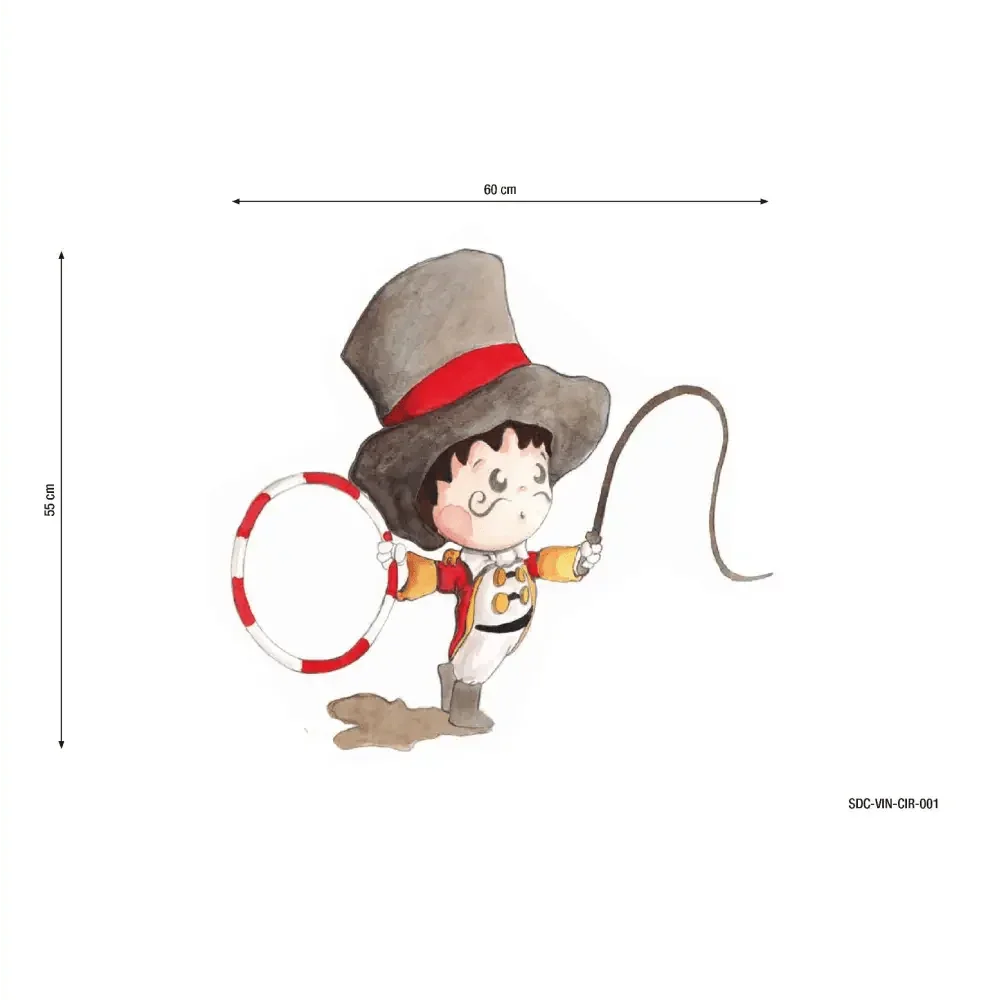 Vinilo decorativo infantil circo XL | Dibujos a mano