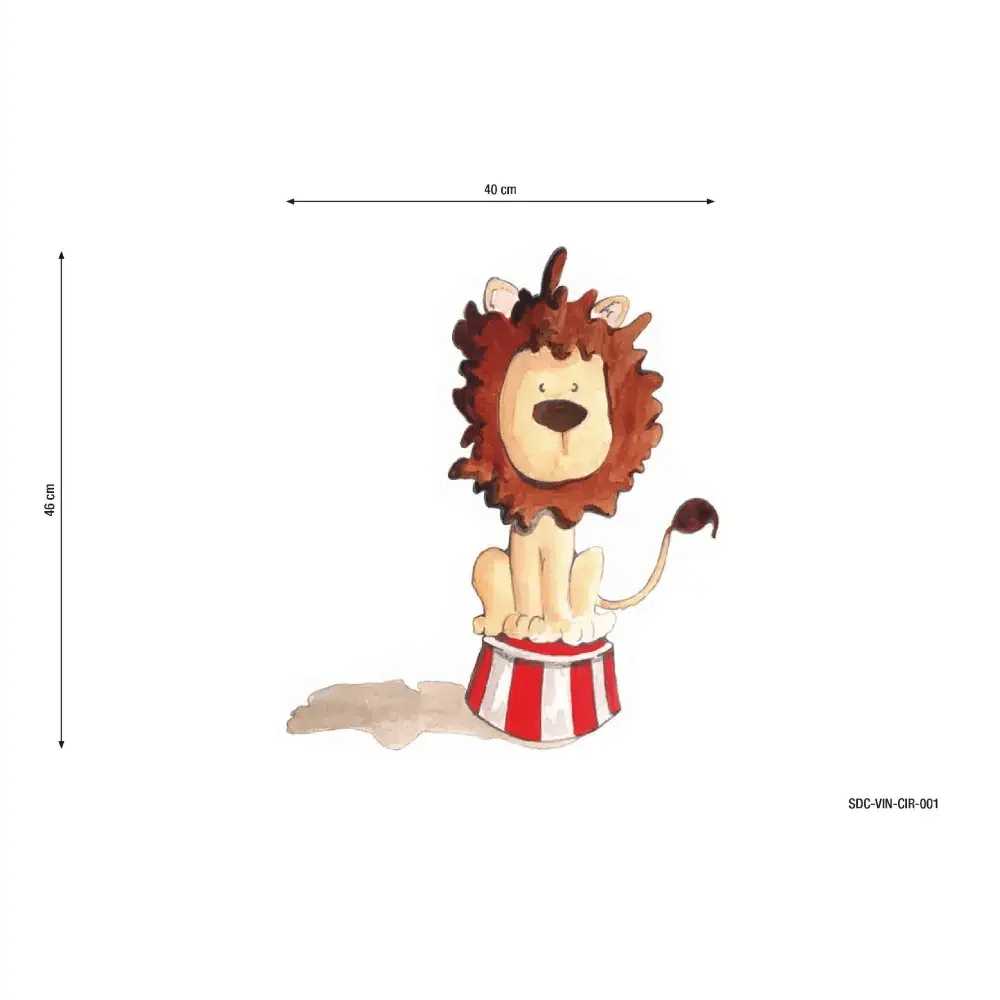XL Circus Children's Decorative Vinyl | Hand-Drawn