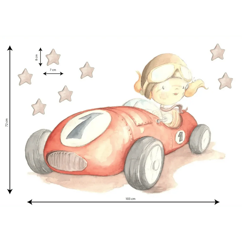 Vinilo Decorativo Infantil Coche FAST CAR - SUEÑOS DE CIGUEÑAViniloArts & Entertainment > Hobbies & Creative Arts > Arts & Crafts > Art & Crafting Materials > Embellishments & Trims > Decorative Stickers