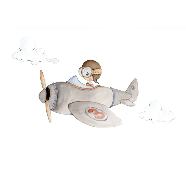 Vinilo Decorativo Infantil CUCO AVIADOR - SUEÑOS DE CIGUEÑAViniloArts & Entertainment > Hobbies & Creative Arts > Arts & Crafts > Art & Crafting Materials > Embellishments & Trims > Decorative Stickers