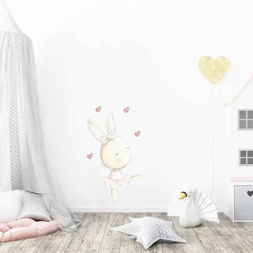 Dance Rabbit 01 Children's Wall Decal | For Kids
